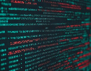 Programming code abstract technology background of software developer and Computer script