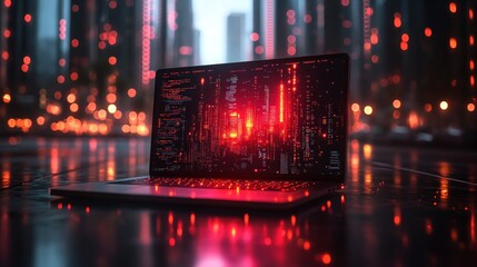 Marketing Analysis Program on Modern Laptop Display