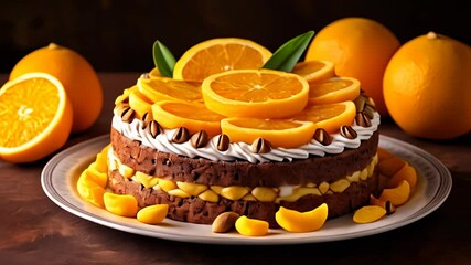 Wall Mural -  Delicious citrus delight a feast for the eyes and palate