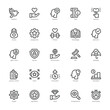 © Yaprativa - Core Value icon pack for your website, mobile, presentation, and logo design. Core Value icon outline design. Vector graphics illustration and editable stroke.