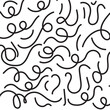 © Amit - Creative abstract squiggle style drawing background for children or trendy design with basic shapes isolated on white background. Vector illustration. EPS 10/AI
