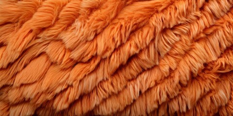 Poster - The orange fur is very fluffy and has a lot of texture