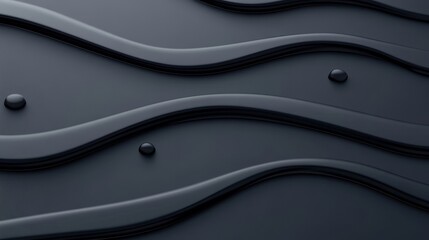 Canvas Print - the image is a black and white photo of a wave with water droplets on it