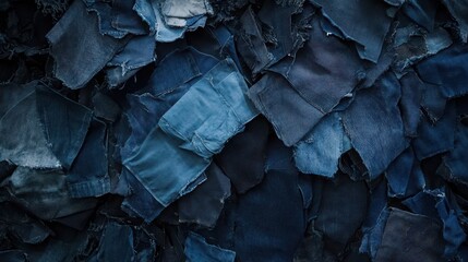 Recycled denim collection promoting sustainability in the fashion industry