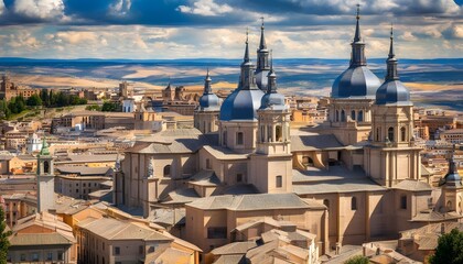 Wall Mural - Stunning architecture of Iglesia de Santo Tomé in Toledo with intricate details and historical significance