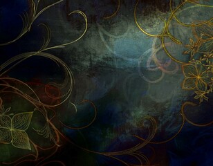 Poster - dark grunge background