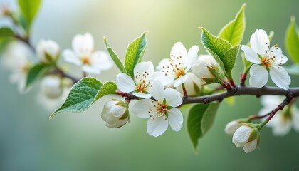 Sticker -  Blooming beauty in natures embrace