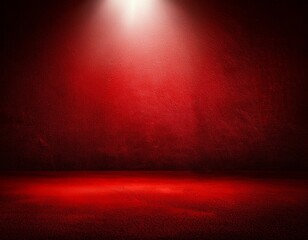 Wall Mural - red grungy background with spotlight background