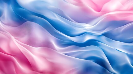 Wall Mural - Abstract Blue and Pink Fabric Background