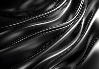 Wall Mural - Abstract Black Fabric Background