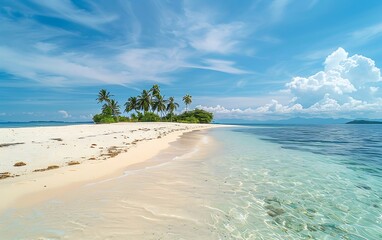 Beautiful beach at Seychelles, Praslin island