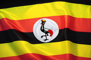 Wall Mural - ugandan flag for national Day or Independence Day of uganda