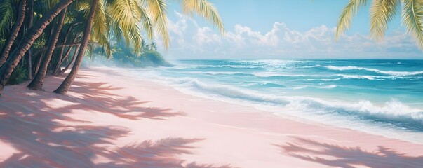 Wall Mural - Tropical Beach Paradise