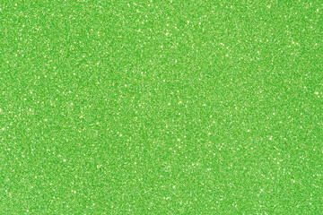 Wall Mural - Green glitter sparkling light shining background. Photo can be used for New Year, Christmas and all celebration concepts.