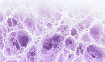 Canvas Print - Abstract Purple and White Web Pattern