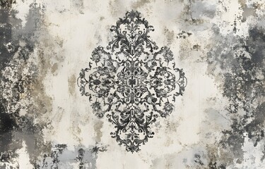 Wall Mural - Vintage Pattern on Weathered Wall