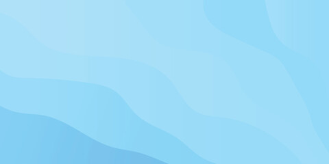 Wall Mural - beautiful abstract blue wave vector background, minimal design. perfect for banners, templates, back