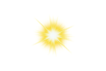 Wall Mural - starlight shine glow. sparks and bright sparkles effect on transparent background, light flare glowi