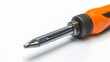 © Mahmud Creative - Orange screwdriver isolated on white background.