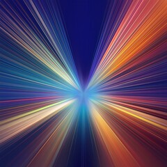 Wall Mural - abstract speed glowing light bold colors background banner illustration - speedy motion blur creatin