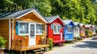 © Anna - Mobile homes lined up in a trailer park, showcasing alternative housing options for those seeking affordable living spaces