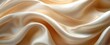 © furyon - soft pastel beige cream swirls gently flow across a shiny satin silk background creating an elegant wave pattern that exudes a sense of luxury and refinement