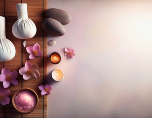 Wall Mural - spa background with a space for a text