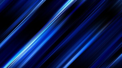 Fototapete - Abstract blue and black are light pattern with the gradient is the with metal texture floor wall soft tech diagonal background black dark clean modern.