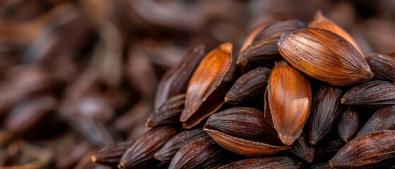 Sticker -  A pile of nuts stacked upon one another, each atop the other, atop a larger pile