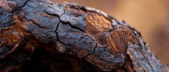 Canvas Print -  A tight shot of a wooden surface, speckled with dirt