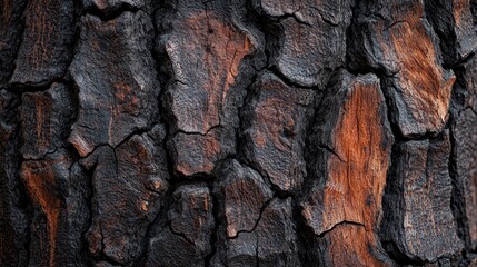 Wall Mural - brown and black with a scarlet mark in its center