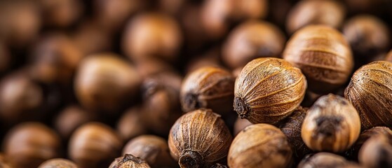 Sticker -  A pile of nuts stacked next to one another atop another nested pile