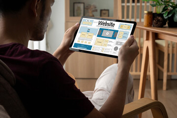 Website design software provide snugly template for online retail business and e-commerce