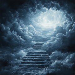 Wall Mural - stairway to heaven