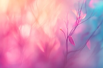 Poster - Soft blurred light background with pastel colors, abstract, no objects