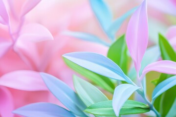 Wall Mural - The background of the image is a blurred bokeh of a purple leaf in the garden that is lit by the summer sun.