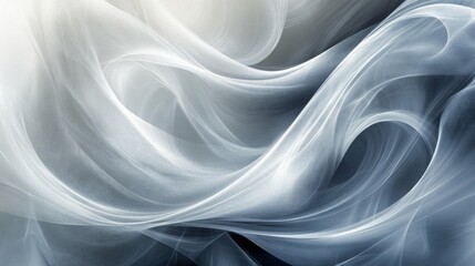 Poster - Ethereal Flowing Abstract Art