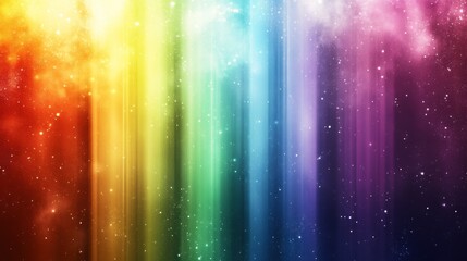 Poster - Colorful Aurora Borealis Background