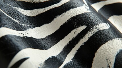 Wall Mural - Abstract Zebra Print Texture