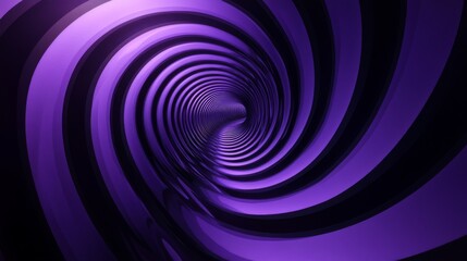 Poster - Abstract Purple Vortex