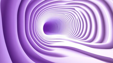 Poster - Abstract Purple Tunnel