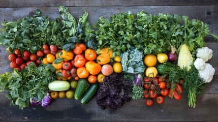 Vibrant Harvest: A Bountiful Display of Fresh Produce