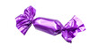 © Ziyan - Shiny purple candy wrapper isolated on white background