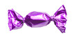 © Ziyan - Shiny purple candy wrapper isolated on white background