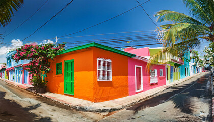 Colorful “Casita” in a Busy Town