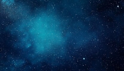 Blue and teal watercolor starry sky background with soft gradients, ideal for website banners. This serene night sky ambiance is perfect for web designers and creatives seeking a calming backdrop for 