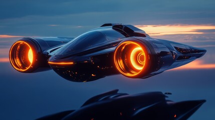 Futuristic Hovercraft