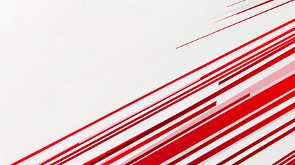 Wall Mural - Red_minimalist_lines_business_technology_background