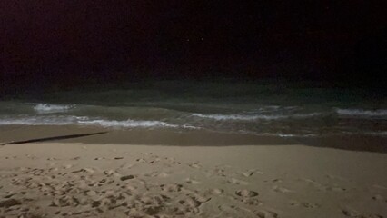 beach at night