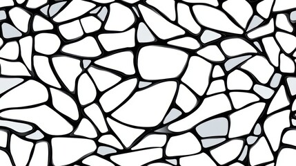 Sticker - A sleek vector graphic featuring a stunning black and white stone texture, enhanced with fine line detailing.